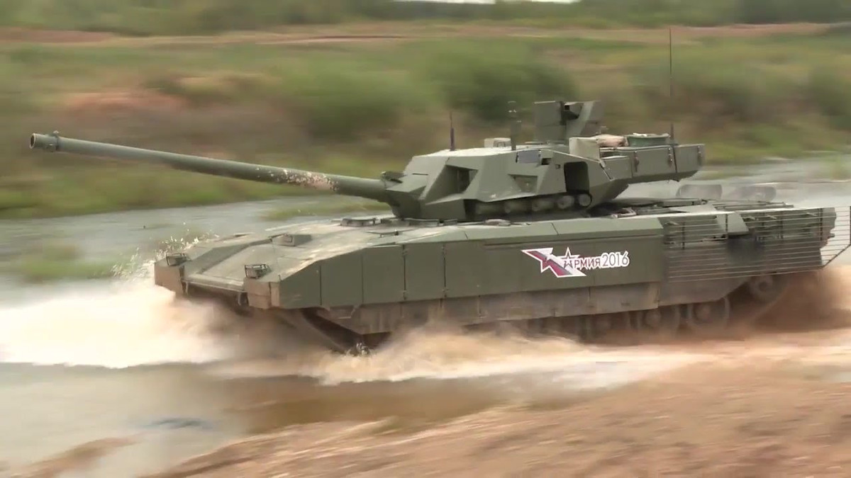 T-14 Armata - loại xe tăng hiện đại nhất của Nga được xem là xe tăng có thiết kế tương lai cũng chỉ có giá 3,7 triệu USD mỗi chiếc. Nguồn ảnh: QQ.