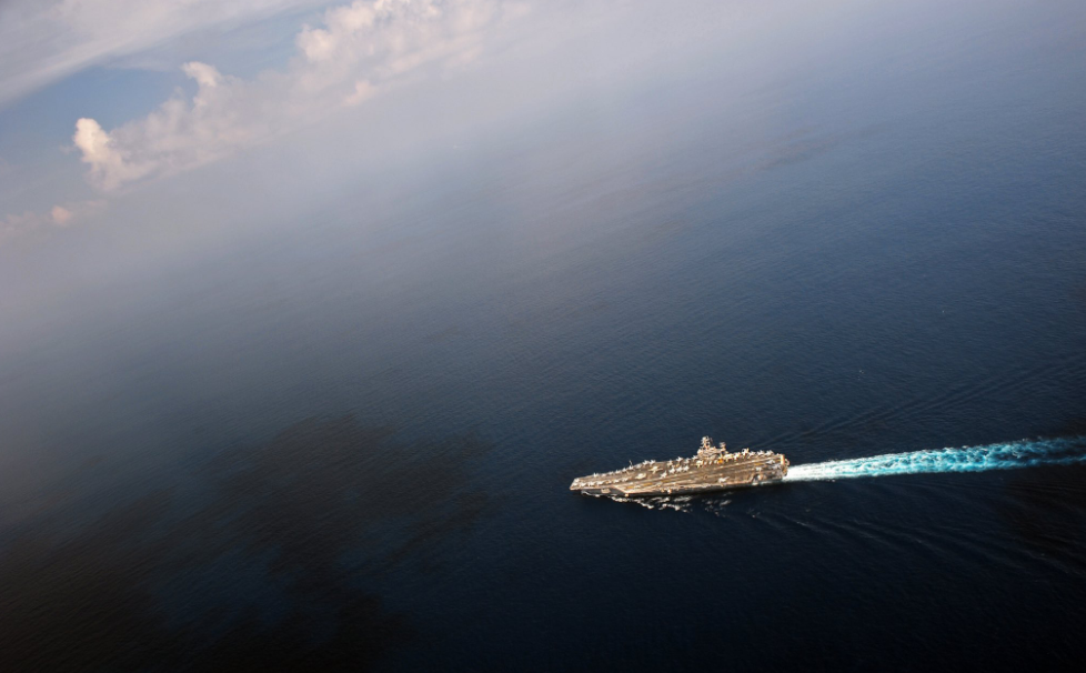 Ngoài ra, một khinh hạm của Tây Ban Nha mang tên Mendez Nunez được cho là sẽ tham gia vào nhóm tàu sân bay này và sẽ thực hiện tuần tra chung cũng như tham gia các hoạt động huấn luyện trên biển cùng phía Mỹ. Nguồn ảnh: Statfor.