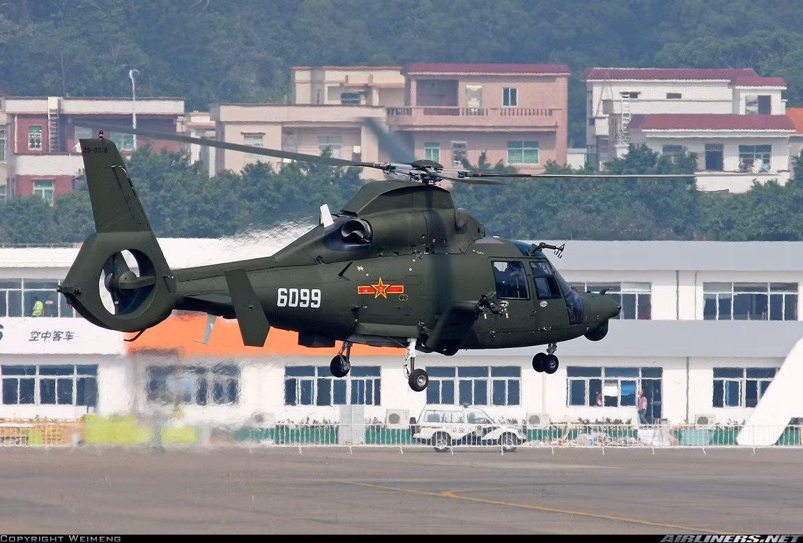 Thậm chí Harbin Z-9 còn có khả năng đối không khi nó mang theo được tên lửa TY-90. Đây là loại tên lửa có trọng lượng 20 kg, tầm bắn tối đa 6 kg và có tốc độ cao nhất Mach 2. Nguồn ảnh: Sina.