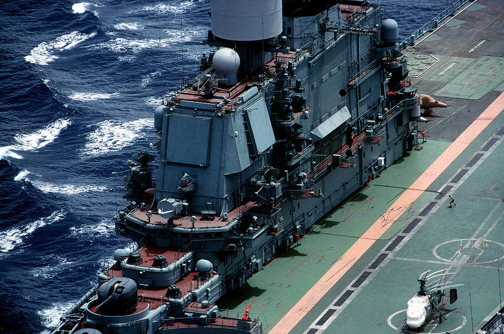 Từ năm 2013, tàu sân bay Kiev cuối cùng phục vụ trong hải quân Ấn Độ với tên gọi INS Vikramaditya. Nguồn ảnh: ACIS.