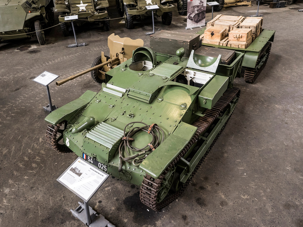 Mặc dù vậy, với nhiệm vụ trinh sát các xe tăng Renauld UE Chenillette cũng không hoàn thành tốt được do chúng có tốc độ di chuyển khá chậm, chỉ khoảng 30 km/h. Nguồn ảnh: Historyonline.