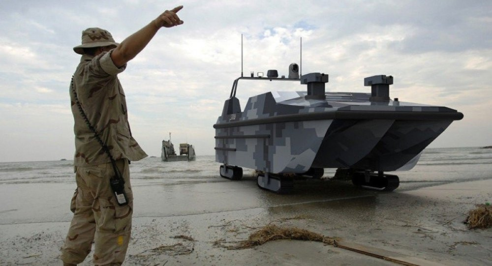 Tàu đổ bộ mang tên Thằn Lằn Biển này được thiết kế và sản xuất bởi Tập đoàn Công nghiệp Đóng tàu Vũ Xương dưới sự hỗ trợ của Tập đoàn Công nghiệp Tàu thuỷ Trung Quốc đã hoàn thành đợt thử nghiệm đầu tiên hôm 8/4 vừa rồi. Nguồn ảnh: QQ.