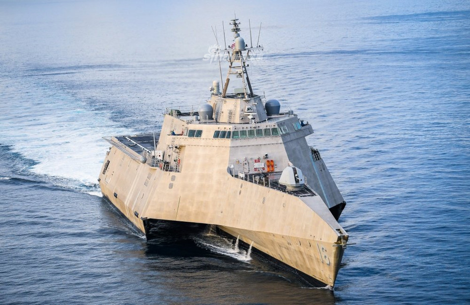 Một điều khá đặc biệt đó là Hải quân Mỹ không đánh số lẻ cho các tàu chiến đấu ven bờ này. Cụ thể, dự kiến toàn bộ các tàu chiến đấu ven bờ lớp Independence sẽ mang số chẵn, trải dài từ LCS-2 cho tới LCS-38 - tương đương 19 tàu. Nguồn ảnh: Sina.