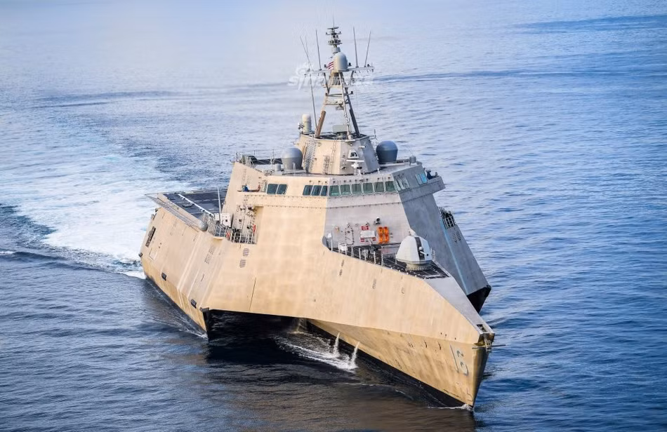 Một điều khá đặc biệt đó là Hải quân Mỹ không đánh số lẻ cho các tàu chiến đấu ven bờ này. Cụ thể, dự kiến toàn bộ các tàu chiến đấu ven bờ lớp Independence sẽ mang số chẵn, trải dài từ LCS-2 cho tới LCS-38 - tương đương 19 tàu. Nguồn ảnh: Sina.