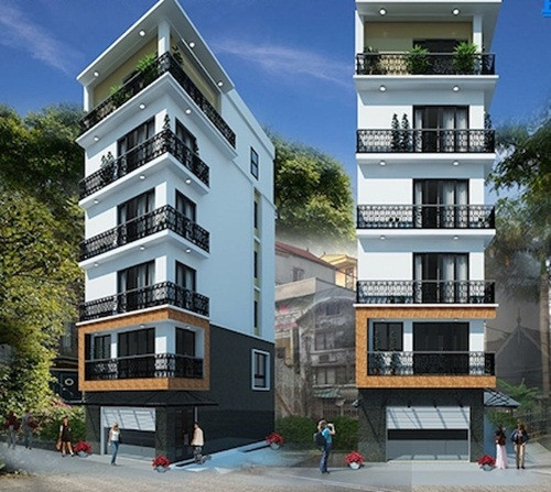 Nhà phố kiểu Pháp ấn tượng bởi vẻ đẹp sang chảnh, mang hương vị cổ điển đặc trưng. Ảnh: Kientrucsuvietnam.