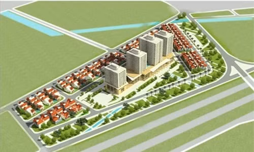 Khu Đô Thị Monaco Garden nằm trên ngã ba Láng - Hòa Lạc (Quốc Oai, Hà Nội), quy mô 130ha, bao gồm chung cư cao tầng, 79 biệt thự đơn lập, trung tâm thương mại, sân tennis, bể bơi, công viên cây xanh, hồ nước, đường dạo...Ảnh: Tinchinhchu.