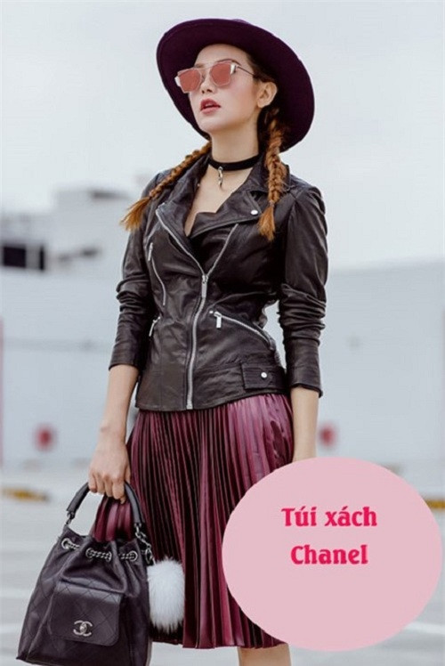 Minh Hằng có một tình yêu đặc biệt với túi xách. Ảnh: Khám phá.