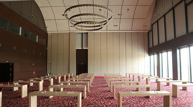 Đây là khu vực trải nghiệm Bphone 3 trước giờ G. Ảnh: Vnreview.