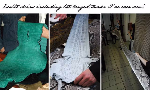 Công đoạn chuẩn bị da cá sấu cho những túi xách đắt đỏ.