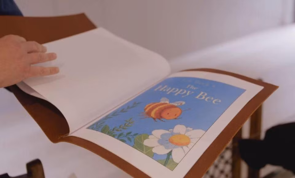 Một cuốn sách tô màu dát vàng 24 carat ngoài bìa trị giá 23.900 bảng Anh (hơn 700 triệu đồng). Nguồn ảnh: Thesun.