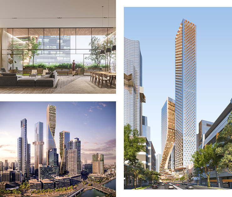 Tòa cao ốc Green Spine sẽ được khởi công vào năm 2020. Nguồn ảnh: ArchitectureAU.