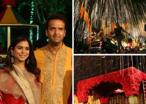 Bên cạnh đó, gia đình cô dâu, chú rẻ còn thuê hơn 100 chuyến bay chở khách dự đám cưới đến và đi từ sân bay Maharana Pratap ở Udaipur. Ảnh: The Economic Times.