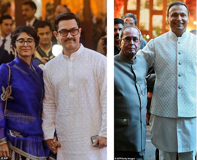 Danh sách khách mời dài đến mức tỷ phú Ấn Độ Mukesh Ambani phải đặt ít nhất 5 khách sạn 5 sao gần đó. Ảnh: AP.