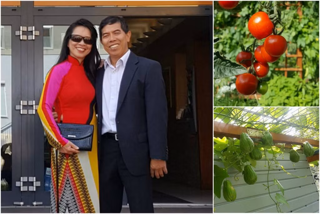 Cũng sinh sống ở Đức, anh Nguyễn Văn Bé tìm niềm vui sau giờ làm bằng công việc trồng trọt. Ảnh: DSPL.