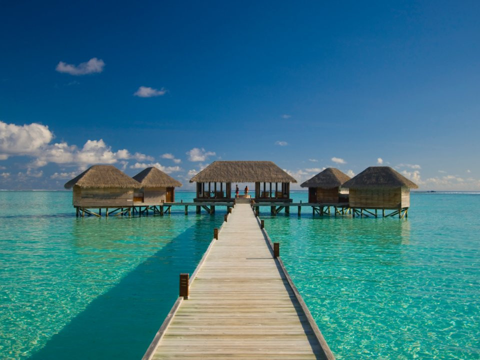 Khách sạn dưới biển The Muraka là một công trình năm trong quần thể khu nghỉ dưỡng Conrad Maldives Rangali Island của Hilton, tọa lạc giữa Ấn Độ Dương. Ảnh: BI.