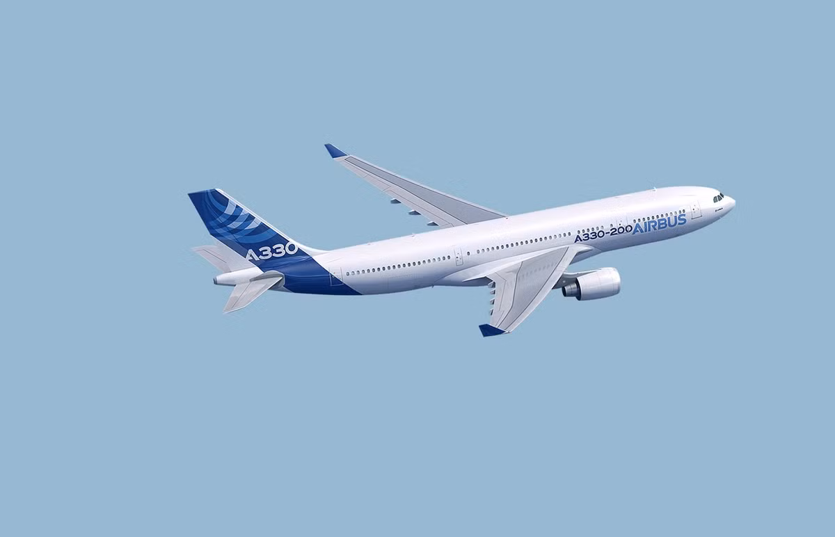 Airbus A330 là mẫu máy bay dân dụng chở khách thương mại khoang rộng, có sức chứa lớn, có tầm bay từ trung bình đến xa. Ảnh: Airbus.