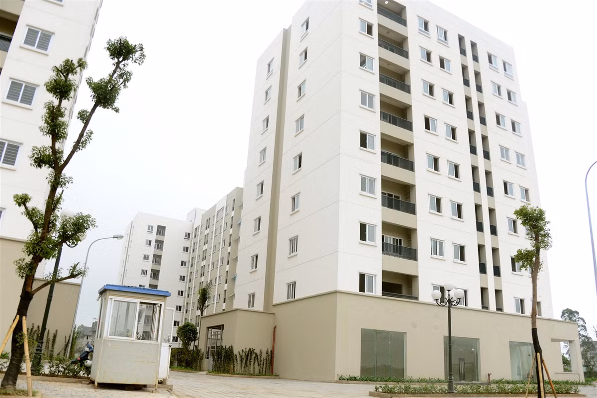 Các căn hộ tại dự án nhà ở xã hội Bamboo Garden có diện tích dao động từ 48m2 đến 66m2 dành cho người có thu nhập thấp, giá bán gần 10 triệu đồng/m2. Ảnh: Sunnygardencity.