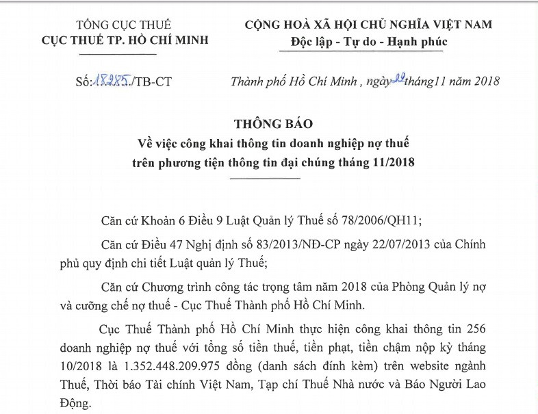 Cong ty cua nu dai gia Bach Diep no thue 35,5 ty