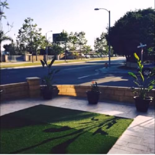 Không gian sân vườn với thảm cỏ xanh mướt. Ảnh: Youtube.