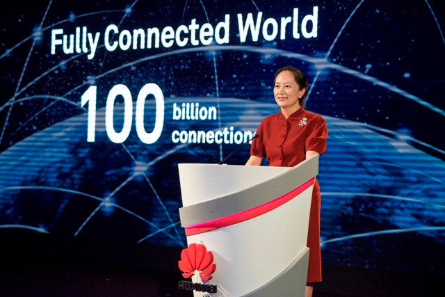 Bà trở thành giám đốc tài chính kiêm nhiệm giám đốc thường vụ (COO) của tập đoàn Huawei năm 2011. Ảnh: Huawei.