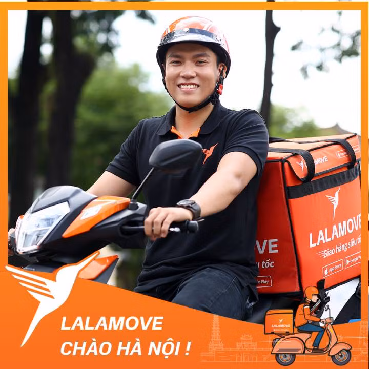 Tiến quân ra Hà Nội, Lalamove Việt Nam cung cấp cả hai dịch vụ giao nhận hàng hóa và giao món ăn. Ảnh: Lalamove.