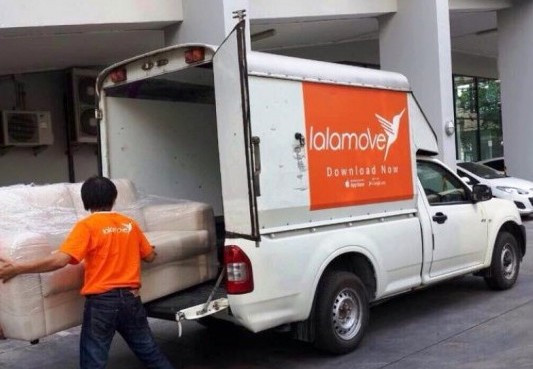 Lalamove cung cấp dịch vụ giao hàng nhanh trên khắp châu Á trong vòng 1 giờ. Ảnh: Newsonia.