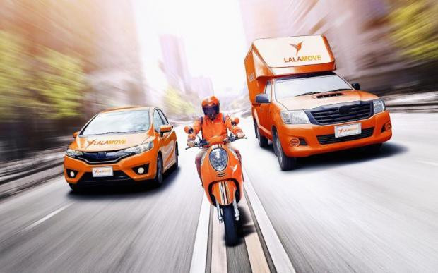 Hiện tại, Lalamove có khoảng 15 triệu khách hàng đăng ký và 2 triệu tài xế xe tải và xe máy. Ảnh: Bangkok Post.