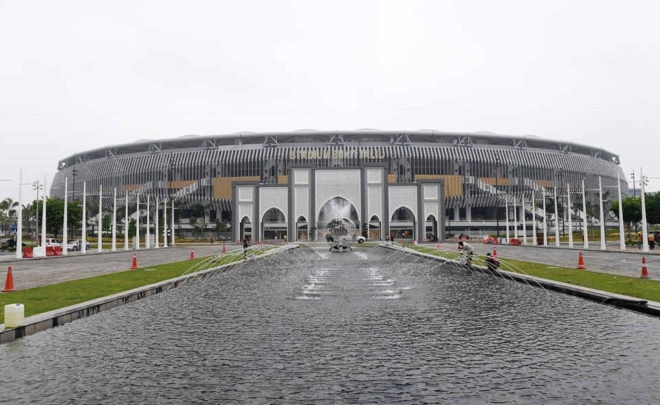 Để phục vụ cho SEA Games 2017, sân Bukit Jalil đã trải qua một đợt nâng cấp, sửa chữa với kinh phí 116 triệu USD. Ảnh: Zing.