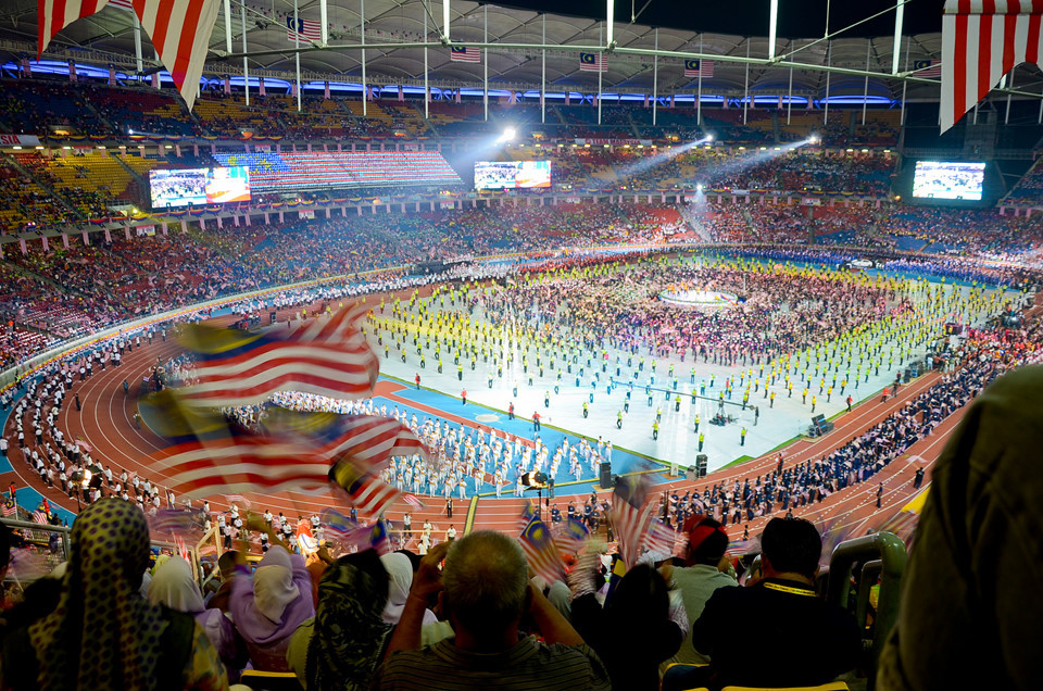 Sân vận động Quốc gia Bukit Jalil từng giành giải thưởng "Sân vận động đẹp nhất năm 2018". Ảnh: Farid Igbal.