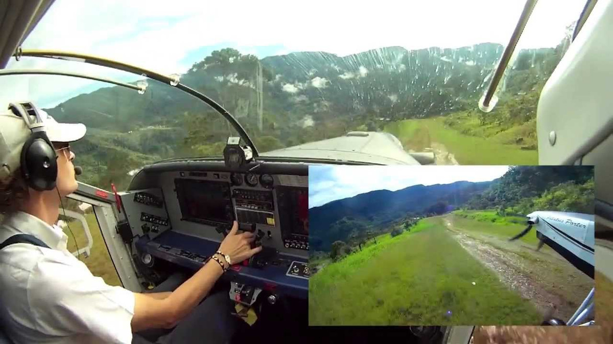 Máy bay một động cơ này chỉ chở 10 người và chỉ mất 73 giây để đến nơi. Ảnh: Youtube.