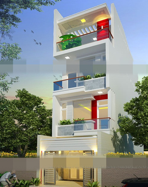 Ở mỗi góc nhìn, nhà ống đều toát lên nét đẹp riêng. Ảnh: Thietkexaynhadep.