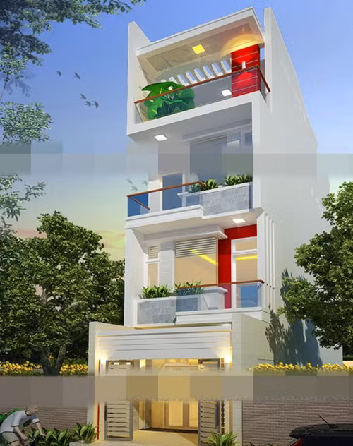 Ở mỗi góc nhìn, nhà ống đều toát lên nét đẹp riêng. Ảnh: Thietkexaynhadep.