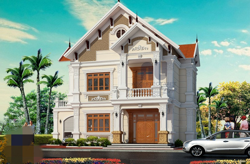 Biệt thự tân cổ điển góp phần mang đến một diện mạo mới, nổi bật hơn. Ảnh: Arcviet.