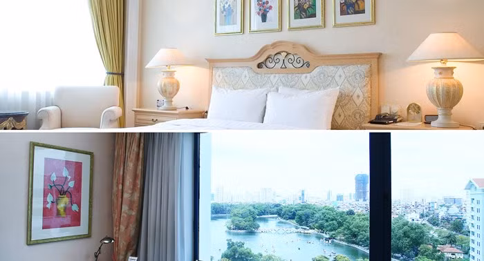 Các phòng trong khách sạn trang bị nội thất tiện nghi và quang cảnh đẹp. Ảnh: Anninhthudo.