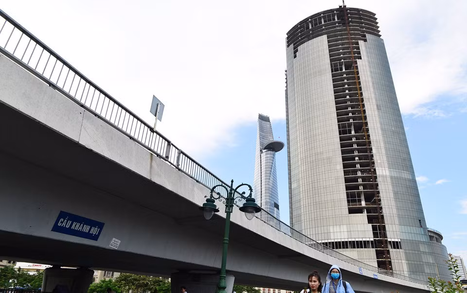 Saigon One Tower nằm ngay trục đường đắc địa Hàm Nghi - Tôn Đức Thắng - Võ Văn Kiệt (quận 1, TP HCM), trên khu đất có diện tích 6.672 m2. Ảnh: Zing.