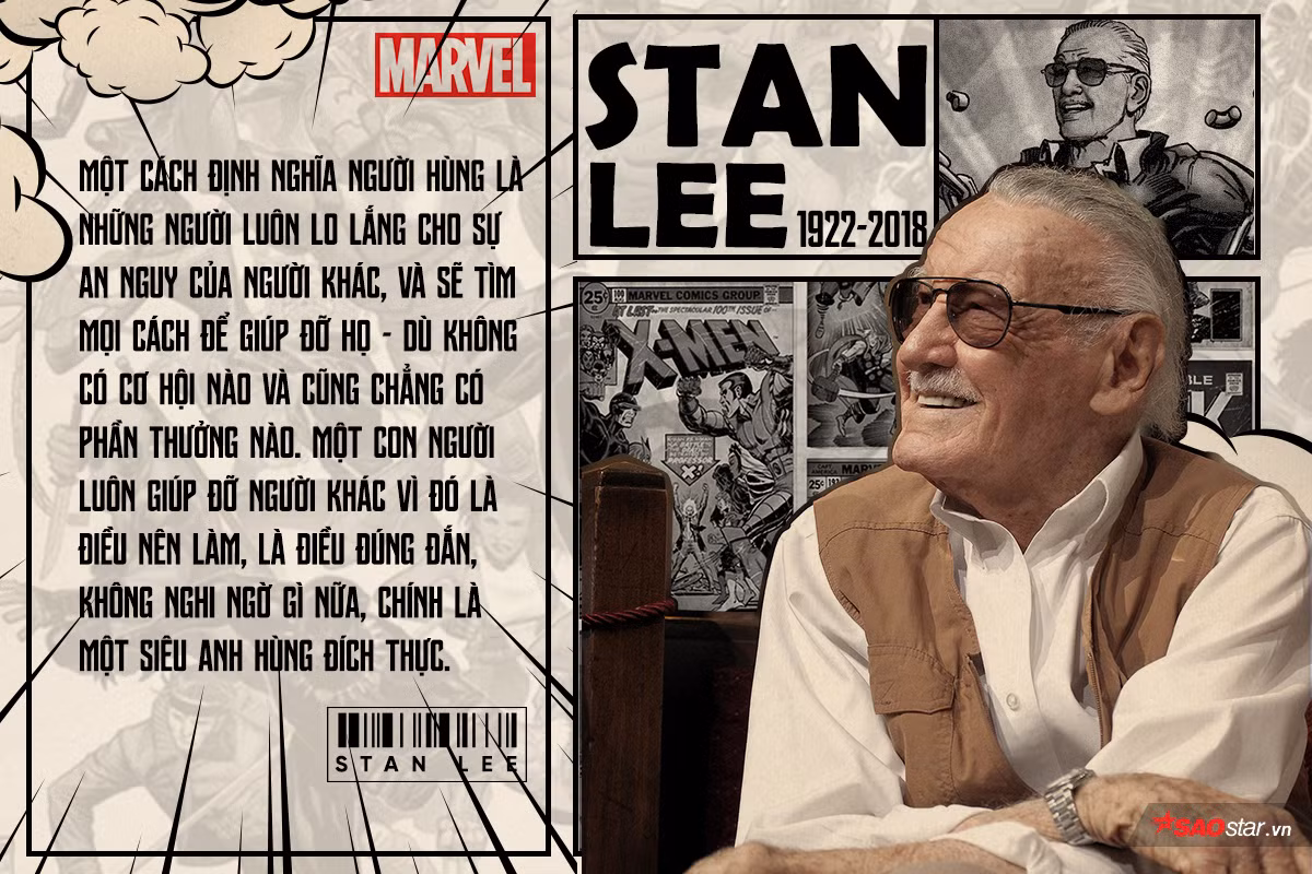 Một cách định nghĩa người hùng là những người luôn lo lắng cho sự an nguy của người khác, và sẽ tìm mọi cách để giúp đỡ họ - dù không có cơ hội nào và cũng chẳng có phần thưởng nào. Một con người luôn giúp đỡ người khác vì đó là điều nên làm, là điều đúng đắn, không nghi ngờ gì nữa, chính là một siêu anh hùng đích thực.