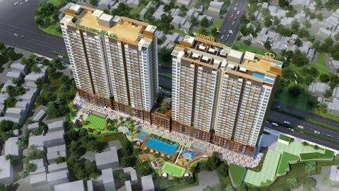 Theo đó, UBND TP HCM đề nghị giao Thanh tra TP chuyển toàn bộ hồ sơ vụ việc có liên quan đến dự án Đức Long Golden Land sang Cơ quan Cảnh sát điều tra Công an TP HCM để điều tra hoặc làm rõ trách nhiệm trước pháp luật của các tổ chức, cá nhân có liên quan qua các thời kỳ. Ảnh: Đức Long Golden Land.