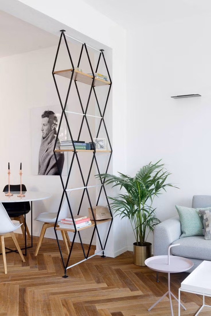 Vách ngăn nhỏ nhưng thiết kế đa năng.