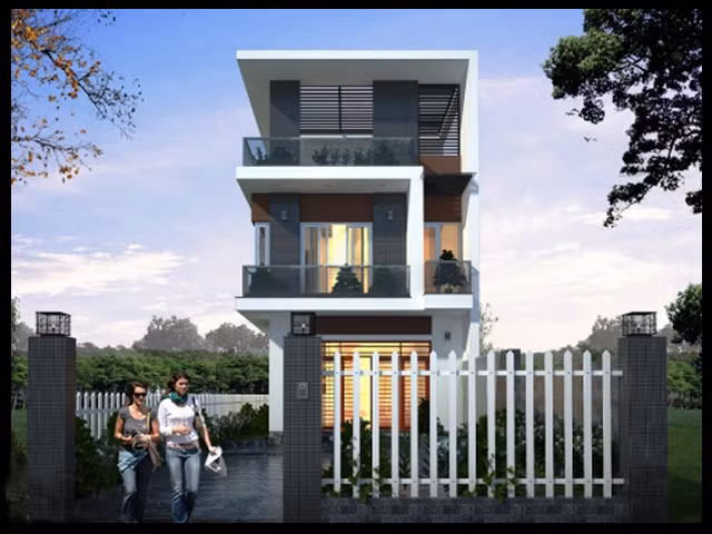 Hệ thống cây xanh bao phủ từ ban công mặt tiền đến sân thượng làm tăng thêm sức sống cho ngôi nhà và thân thiện môi trường. Ảnh: Xaynhasaigon.