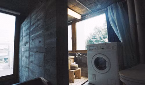 Phòng tắm bố trí ở tầng 3.