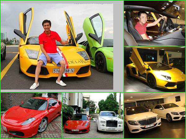Lamborghini Gallardo SE, Lamborghini Gallardo, Ferrari 360 Spider, Ferrari F430, Ferrari F430 Spider, Audi R8 hay chiếc Bentley, Rolls-Royce Phantom, Porsche, Mini Cooper…là những dòng xe được "đại gia phố núi" yêu thích. Ảnh: VnMedia.