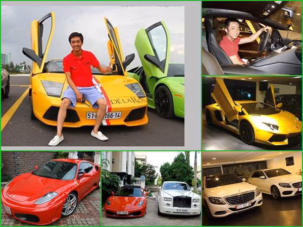 Lamborghini Gallardo SE, Lamborghini Gallardo, Ferrari 360 Spider, Ferrari F430, Ferrari F430 Spider, Audi R8 hay chiếc Bentley, Rolls-Royce Phantom, Porsche, Mini Cooper…là những dòng xe được "đại gia phố núi" yêu thích. Ảnh: VnMedia.