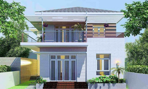 Nhà ống mái thái giúp tản nhiệt, chống nắng nóng vào nhà và có khả năng thoát nước khi trời mưa, tránh thấm dột. Ảnh: Oxii.