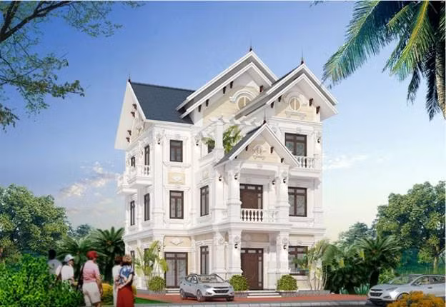 Sử dụng rất ít họa tiết nhưng mỗi một chi tiết trang trí nhỏ đều được thiết kế tinh xảo mang đến vẻ đẹp thanh tao. Ảnh: Wedo.