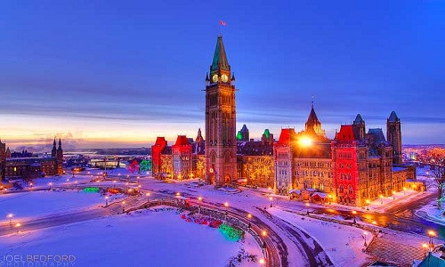Tòa nhà quốc hội tại thủ đô Ottawa (Canada). Ảnh: 1X57.