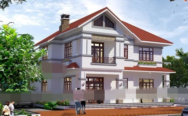 Ngoài diện tích nhà ở còn thêm khu vườn và tiểu cảnh nhỏ xinh, tô điểm thêm cho không gian sống. Ảnh: Vinavic.