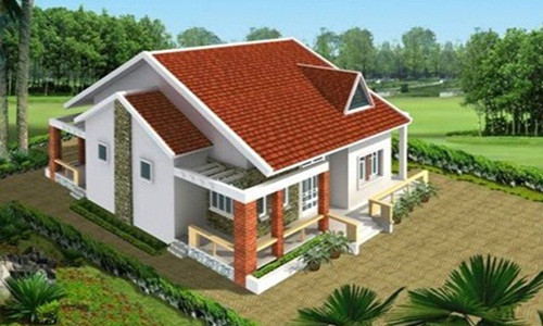 Phần mái được bo viền để đảm bảo sự vũng chãi. Ảnh: Angcovat.