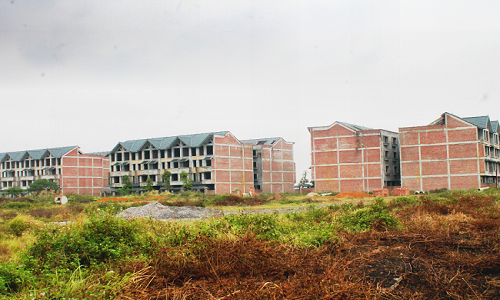 Khu đô thị Kim Chung - Di Trạch do Tổng công ty cổ phần Thương mại và xây dựng (Vietracimex) làm chủ đầu tư. Ảnh: Vietnamfinance.