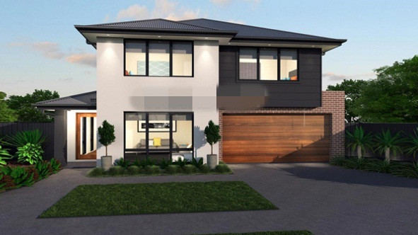 Biệt thự nhà vườn mái thái đen trong tầm giá 1,5 tỷ đồng, thiết kế hiện đại tận dụng diện tích đất khéo léo tạo không gian sử dụng lớn. Ảnh: Dti.