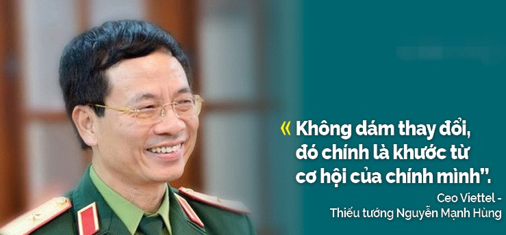 Kỷ niệm 10 năm Viettel đầu tư ra nước ngoài, ông Hùng khuyến khích người Viettel "thoát ra khỏi những khuôn mẫu cũ" để "làm một điều gì đó khác biệt". Ảnh: Dân Việt.